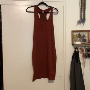 Bodycon racer back dress